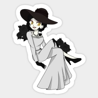 Vampire Lady chibi Sticker